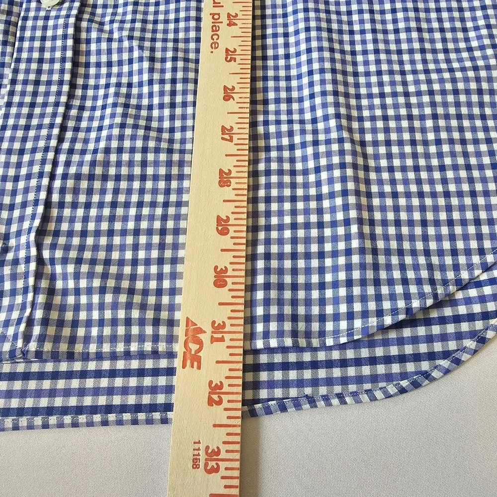 Polo Ralph‎ Lauren Shirt Men XL Plaid Performance Button Down Gingham Check EUC
